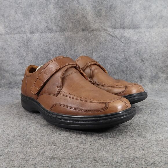 Dr Comfort Shoes Mens 8.5 Dress Leather Frank Diabetic Comfort Adjustable Strap main image 7
